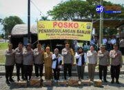 Wakapolda Sumut Kunjungi Posko Penanggulangan Bencana Polres Pelabuhan Belawan, Serahkan Bantuan untuk Warga Terdampak