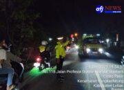 Gerak Cepat Sat Lantas Polres Lebak Atasi Kemacetan Akibat Mobil Mogok