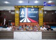 Polres Pelabuhan Belawan Gelar Paparan Ahir Tahun Dari Berbagi Tindak kejahatan Yang Dirangkum 2025 – 2026