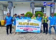 Sat Lantas Polres Pelabuhan Belawan Berikan Penyuluhan Kamseltibcarlantas kepada Porter di Dermaga Bandar Deli