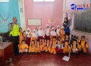 Sat Lantas Polres Pelabuhan Belawan Laksanakan Program Polisi Sahabat Anak di SD Sinar Husni