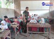 Kodim 0209/Labuhanbatu Dampingi Program Makan Bergizi Gratis di Sei Berombang