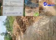 Aroma Penyimpangan Proyek Rp 18 Miliar PT Bukit Zaitun, 250 Meter Pondasi Jalan Provinsi Labura-Tobasa Diduga Pakai Batu Fitrun Ilegal.