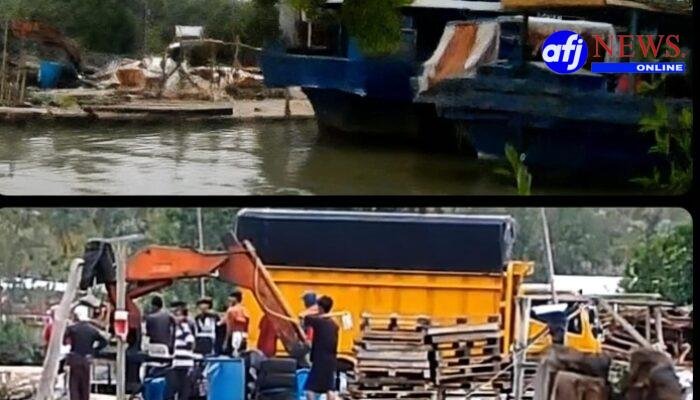 Aktivitas Bongkar Muat Diduga Tanpa Dokumen di Tanjung Sengkuang Tak Tersentuh Penindakan ‎