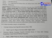 Korupsi: PT Lingga Tiga Sawit Status Lahan Seluas 432Ha  Diduga Tidak Memiliki Dokumen HGU
