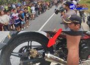 Penertiban Knalpot Brong oleh Polsek pengkadan Forkopimcam, Kepala Desa dan Tokoh Masyarakat Secara Humanis