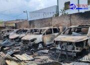 Gudang Penitipan Mobil di Kisaran Terbakar, 23 Kendaraan Hangus
