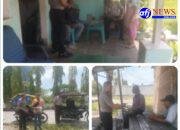 Sat Binmas Polres Pelabuhan Belawan Sambangi Warga Belawan II, Sampaikan Himbauan Kamtibmas
