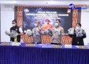 Sat Narkoba Polres Asahan Gagalkan Peredaran 10 Kg Sabu dan 1.500 Vape Diduga Mengandung Etomidate