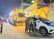 Polres Pelabuhan Belawan dan Polsek Belawan Amankan Pawai Obor Sambut Tahun Baru Islam 1 Muharram 1448 H