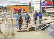 ‎KODAERAL I OPTIMALKAN LAHAN PRODUKTIF, KOMANDAN TINJAU TANAMAN HIDROPONIK DAN KOLAM IKAN PATIN-NILA
