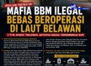 Arus Gelombang Permainan BBM Ilegal Di Perairan Laut Belawan Tidak Tersentuh Hukum