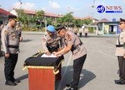 Kapolres Pelabuhan Belawan Pimpin Upacara Serah Terima Jabatan Kapolsek Belawan