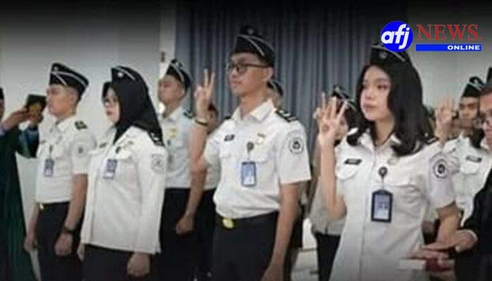 Kakanim Belawan Pimpin Upacara Pelantikan 24 ASN Imigrasi Di Belawan