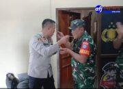 Danramil 1206-11/Silat Hilir Berikan Kejutan HUT Bahyangkara ke-80 Kepada Polsek Silat Hilir Polres Kapuas Hulu