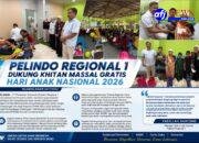 Pelindo Regional 1 Dukung Khitan Massal Memperingati Hari Anak Nasional