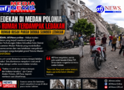 Warga Dikejutkan Ledakan Dahsyat Di Komplek Grand Polonia Medan