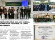 Perkuat Budaya Tertib Berlalu Lintas, Jasa Raharja, Satlantas Labuhanbatu Gelar Safety Riding Bersama Personel TNI.