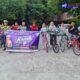 Polantas Karib Kawal Pawai Sepeda Gowes SMKS PAB 1 Helvetia, Pastikan Kegiatan Berjalan Aman dan Kondusif