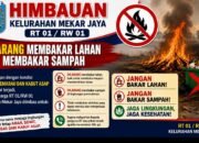Musim Kemarau dan Kabut Asap, Warga Mekar Jaya Diimbau Tak Bakar Lahan dan Sampah