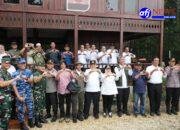 Kapolda Riau Bersama Pangdam XIX dan Menteri Kehutanan Bahas Restorasi Gambut dan Cegah Karhutla di Rumah Runding Kabupaten Bengkalis