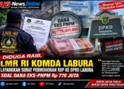 Diduga Raib, LMR RI Komda Labura Layangkan Surat Permohonan RDP ke DPRD Labura Soal Dana Eks-PNPM Rp 776 Juta