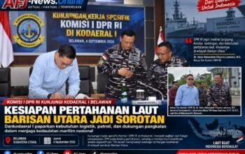 Komisi I DPR RI Kunjungi Kodaeral I Belawan, Kesiapan Pertahanan Laut Barisan Utara Jadi Sorotan