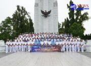 JEJAK PENGABDIAN 81 TAHUN TNI AL: KODAERAL I TABUR BUNGA, HORMATI JASA PARA PAHLAWAN DI TMP BUKIT BARISAN