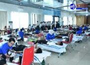 Kodaeral I Belawan Gelar Donor Darah Sambut HUT Ke 81 TNI AL