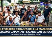 Silaturahmi Cakades KELANA MANURUNG Bersama Gapoktan Pejuang dan Bersatu