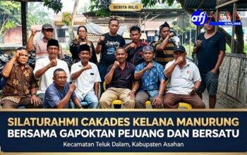 Silaturahmi Cakades KELANA MANURUNG Bersama Gapoktan Pejuang dan Bersatu