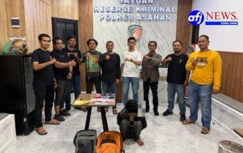 Tak Sampai 24 Jam, Jatanras Polres Asahan Tangkap Pelaku Curat