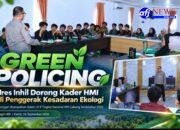 Polres Inhil Ajak Kader HMI Jaga Hutan, Sungai dan Ekosistem Lewat Green Policing