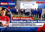 Sekretaris GANN Labuhanbatu Raya Albert Hutagaol Ucapkan Selamat atas Pelantikan GANN Sulut: “Amanah Ini Adalah Panggilan untuk Menjaga Generasi”