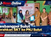 Kesbangpol Sulut Serahkan SKT, PNJ Sulawesi Utara Lanjutkan Konsolidasi Menuju Tahapan AHU dan 2029