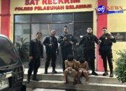 Tim Macan Polres Pelabuhan Belawan Amankan Dua Terduga Pelaku Tawuran dan Sita Sajam Di Tanjung Mulia