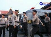 Polres Inhil Gelar Apel Kesiapsiagaan, Kapolres Tekankan Deteksi Dini dan Pengamanan Humanis