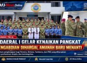 Di Balik Pangkat yang Bertambah, Kodaeral I Tegaskan Tanggung Jawab dan Kehormatan Pengabdian Prajurit