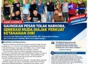 GANN KARIMUN GAUNGKAN PESAN TOLAK NARKOBA, GENERASI MUDA DIAJAK PERKUAT KETAHANAN DIRI