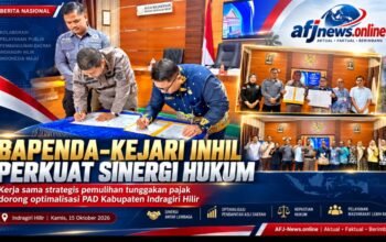 Perkuat Pendapatan Daerah, Bapenda dan Kejari Inhil Teken Kerja Sama Strategis: Tunggakan Pajak Jadi Perhatian Serius!