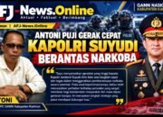 ANTONI KETUA GANN KARIMUN PUJI GERAK CEPAT KAPOLRI SUYUDI DALAM PEMBERANTASAN NARKOBA