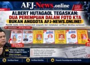 ALBERT HUTAGAOL TEGASKAN DUA PEREMPUAN DALAM FOTO KTA BUKAN WARTAWAN AFJ-NEWS.ONLINE, MASYARAKAT DIMINTA WASPADA!
