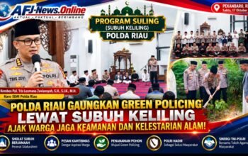 Dari Saf Subuh hingga Gerakan Menanam Pohon, Polda Riau Perkuat Kedekatan dengan Masyarakat Lewat Program Suling