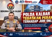 Polda Kalbar Tegaskan Perang terhadap Judi Online, Kombes Pol Bambang Suharyono: Jangan Korbankan Masa Depan Keluarga demi Keuntungan Semu!