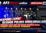Tak Beri Ruang bagi Pelaku Kekerasan, Tim Resmob Polres Subulussalam Tangkap Tersangka Kasus KDRT dan Dugaan Perkosaan Anak Berkebutuhan Khusus