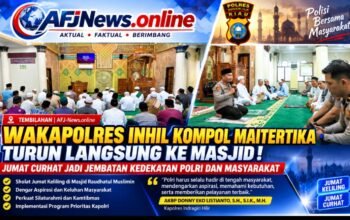 Tak Berjarak dengan Masyarakat! Wakapolres Inhil KOMPOL Maitertika Hadir di Tengah Jamaah, Perkuat Silaturahmi Lewat Jumat Keliling