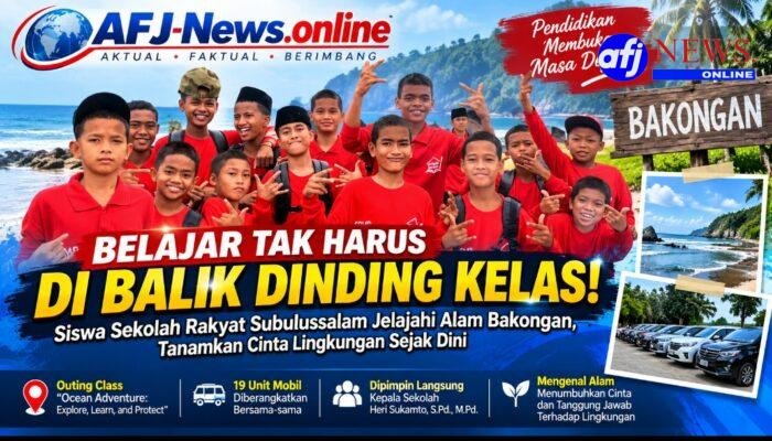 BELAJAR TAK HARUS DI BALIK DINDING KELAS! Siswa Sekolah Rakyat Subulussalam Jelajahi Alam Bakongan, Tanamkan Cinta Lingkungan Sejak Dini