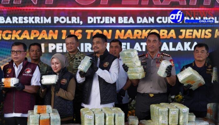 Kodaeral I Kerahkan KAL VIper Dan Kal Telaga Tujuh Mengawal Kapal Global 168 Yang Membawa 1,16 Ton Ketamine