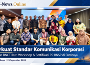 Perkuat Standar Komunikasi Korporasi, Humas BNCT Ikuti Workshop dan Sertifikasi BNSP di Surabaya